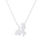 2025 New Movie Jewelry Beauty and the Beast Necklace for Women Prince Princess Pendant Necklaces Lover Accessories Gifts