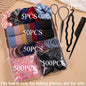 1109pcs Women Dark Hair Accessories Set Elastic Seamless Ponytail Scrunchies Small Rubber Bands Fashion Hair Ties Headbands