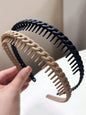 1/2 Pcs Fashion Multicolor Wave Toothed Frosted Hairbands For Women Girla Party Hair Accessories