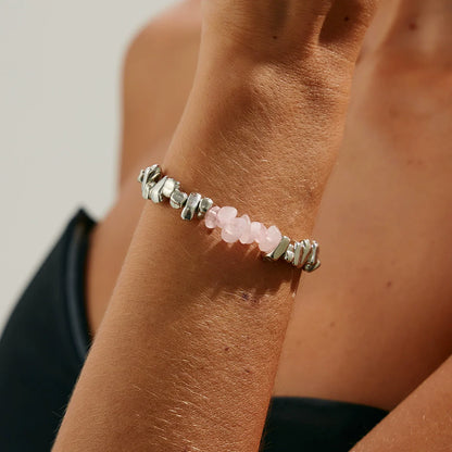 Fashion Bracelets For Women New Vintage Irregular CCB Beads Imitation Pearl Chain Jewelry Valentine's Gift B074